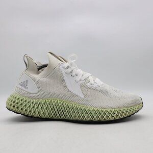 Adidas AlphaEdge 4D Men's 10 Reflective Cloud White Running Sneakers FV4687